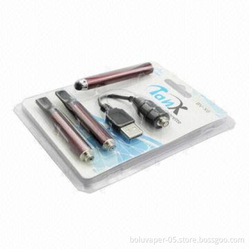 eGo Mini Electronic Cigarette Kit with Blister Package, 3.3V Operating Voltage, Free Offer OEM